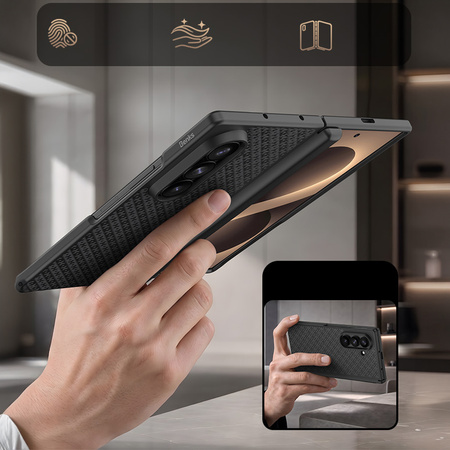 Benks Etui Magnetic Armor Grid Pro Grand Combo do Samsung Galaxy Z Fold 8 Ultra Czarne