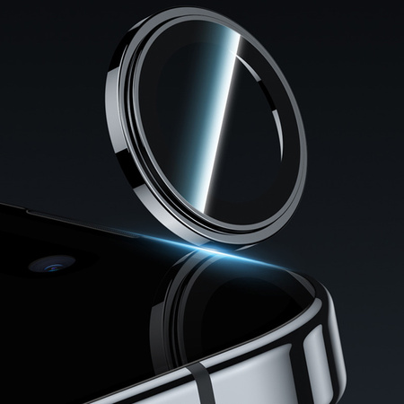 Benks Szkło Hartowane Glass Warrior Lens Protector na aparat do iPhone 17 Pro / 17 Pro Max (3 sztuki) czarne – szkło ochronne, elegancki design, odporne na uszkodzenia