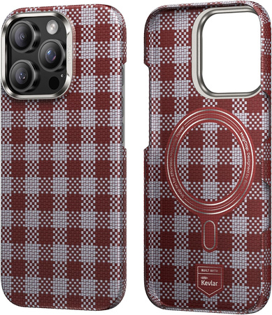 Benks Etui Carbon Kevlar Armor Vichy MagSafe do iPhone 16 Pro plecki pokrowiec case ochrona obudowa
