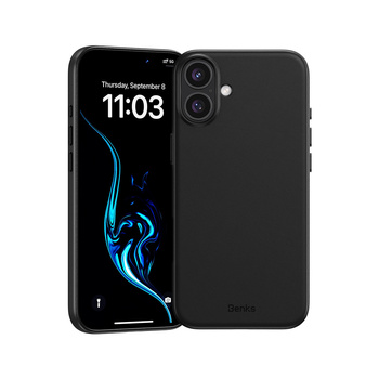 Benks Etui Magnetic Vita Pro Silicone do iPhone 16 Plus Czarne