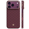 Benks Etui Magnetic Armor Air Armor Grid Kevlar Metal Frame 600D do iPhone 18 Pro Max / 17 Pro Max burgundowe – wytrzymałe etui z włóknem Kevlar® i pełną ochroną MagSafe