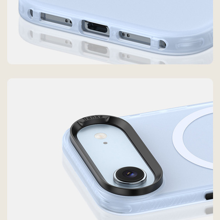 Benks Etui Magnetic Lucid Armor (C068) do iPhone 17 Air Niebieskie (Camera Control Button)