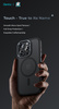 Benks Etui Magnetic Mist Metal Frame do iPhone 16 Pro Max Czarne