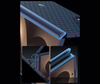 Benks Etui Magnetic Armor Grid Pro Grand Combo (C.K.FL.SA.BE.CS60) do Samsung Galaxy Z Fold 8 niebieski
