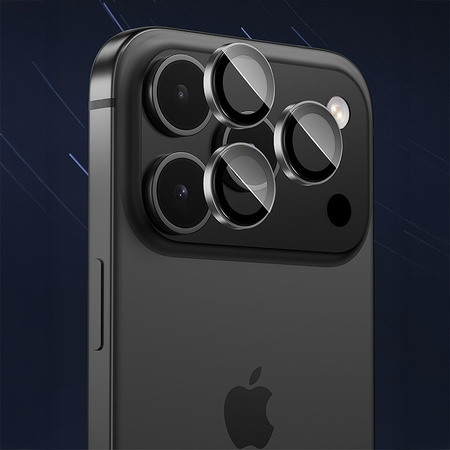 Benks Szkło Hartowane DR Sapphire Lens Protector na aparat do iPhone 18 Pro / Pro Max Czarne