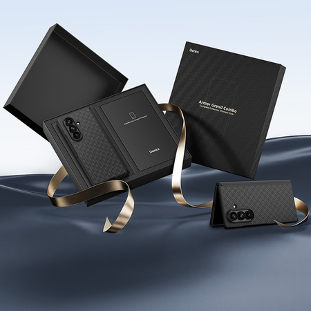 Benks Etui Magnetic Armor Grid Pro Grand Combo (C.K.FL.SA.BK.C051) do Samsung Galaxy Z Fold 8 Ultra czarny