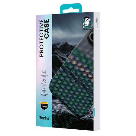 Benks Etui Magnetic Armor Air Aurora Kevlar 600D (SA65) do iPhone 16 Pro