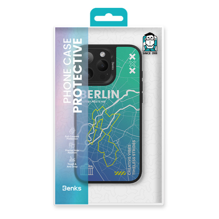 Benks Etui Dynamic City Berlin do Iphone 16