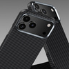 Benks Etui Magnetic Carbon Kevlar Armor Air Metal Frame 600D do iPhone 17 Pro Max czarne – Pancerne Etui Carbon Kevlarowe z Ramką Metalową i MagSafe