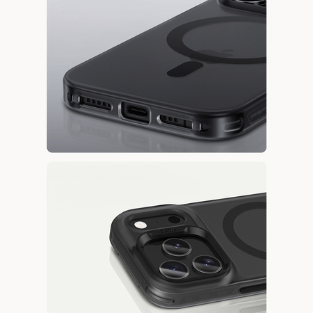 Benks Etui Magnetic Lucid Armor do iPhone 17 Air czarne (Camera Control Button) – Etui Ochronne z Funkcją Camera Control