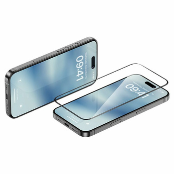 Benks Hartowane szkło Ultra Shield HD Glass do Iphone 14 Pro Max/15 Plus/16 Plus czarne