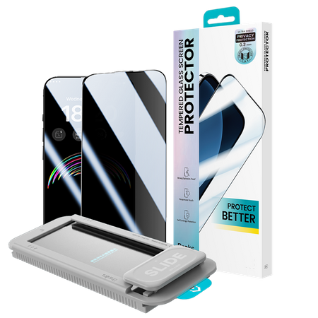 Benks Szkło Hartowane Ultra Shield Privacy Glass do iPhone 14 Pro Max / 15 Plus / 16 Plus Czarne