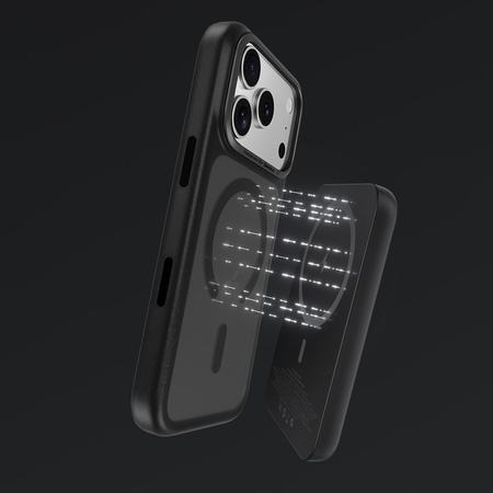 Benks Etui Magnetic Mist Metal Frame (K070) do Iphone 17 Pro Max biały (Camera Control Button)