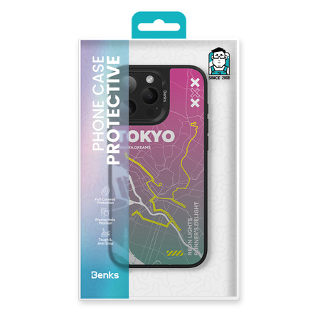 Benks Etui Dynamic City Tokyo do iPhone 16 Pro