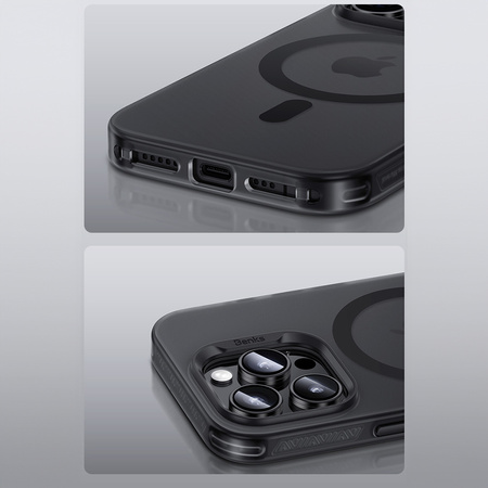 Benks Etui Magnetic Lucid Armor (0063) do iPhone 16 Szare