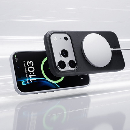 Benks Etui Magnetic Vita Pro Silicone (A069) do iPhone 17 Pro Pomarańczowe (Camera Control Button)