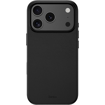 Benks Silikonowe Etui Ochronne Vita Pro do iPhone 18 Pro / 17 Pro Czarne