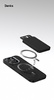 BENKS Portfel MagWallet ArmorGo Prestige Stand MagSafe na plecki telefonu 5 kart Carbon Kevlar