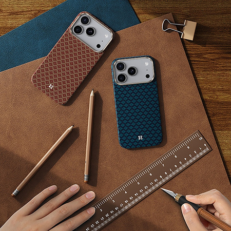 Benks Etui Magnetic Armor Air Armor Grid Kevlar Metal Frame 600D (C.K.FL.AP.GD.H069) do Iphone 17 Pro/18 Pro pomarańczowe