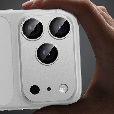 Benks Hartowane szkło Glass Warrior Metal Integrated Lens Protector (C069) do Iphone 17 Pro (obiektyw 3 sztuki) białe