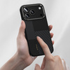 Benks Etui Montage Magnetic Carbon Kevlar Armor Pro Metal Frame 600D+1500D do iPhone 17 czarne (Camera Control Button) – Wytrzymałe Etui Carbon Kevlarowe z Ochroną i Funkcją Camera Control