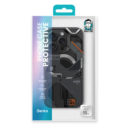 Benks Etui Magnetic Mecha Series do Iphone 15 Pro czarny