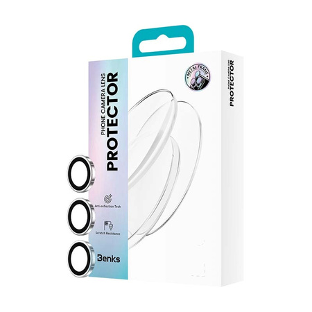 Benks Szkło Hartowane na Aparat do Samsung Galaxy S26 / S26 Plus Glass Warrior Lens Protector (3 obiektywy) – Przezroczyste