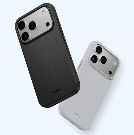 Benks Etui Magnetic Vita Pro Silicone (A069) do iPhone 17 Pro Pomarańczowe (Camera Control Button)