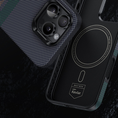 Benks Etui Magnetic Armor Pro Aurora Kevlar 600D (CA66) do iPhone 16 Pro Max