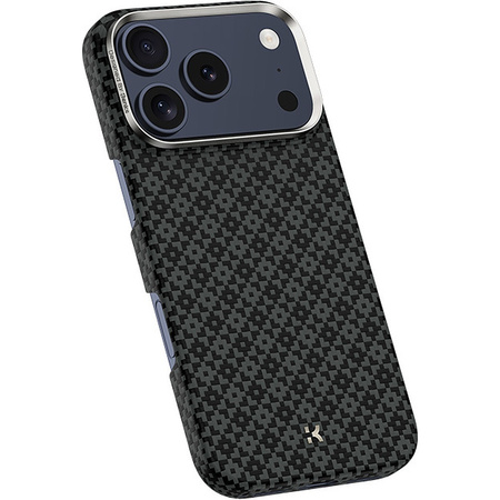 Benks Etui Magnetic Armor Air Armor Grid Kevlar Metal Frame 600D do iPhone 18 Pro Max / 17 Pro Max czarne – wytrzymałe etui z włóknem Kevlar® i pełną ochroną MagSafe
