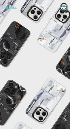 Benks Etui Magnetic Mecha Series do Iphone 14 Pro Max biały