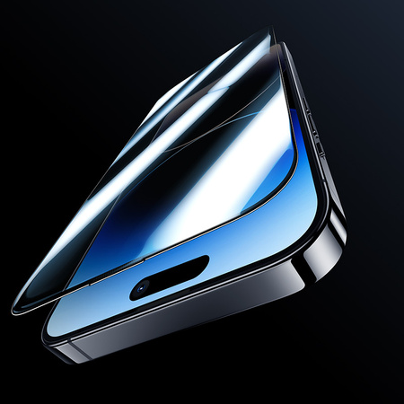 Benks Hartowane szkło Glass Warrior HD do iPhone 14 Pro Max czarne – odporne na zarysowania, szkło hartowane premium