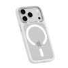 Benks Etui Magnetic Mist Metal Frame (K070) do iPhone 17 Pro Max Białe (Camera Control Button)