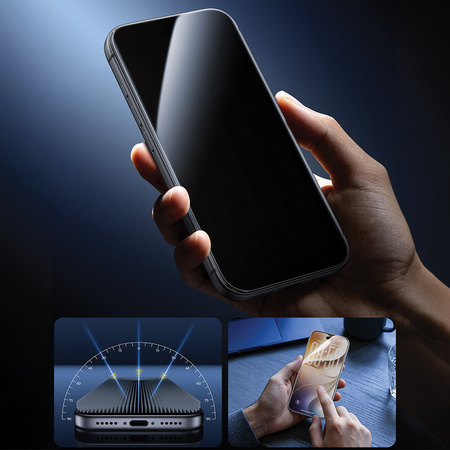 Benks Szkło Hartowane Glass Warrior Privacy do iPhone 18 Pro Max Czarne