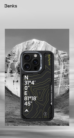 Benks Etui Magnetic Armor Air Kevlar 600D Summit Kangrinboque (0066) do iPhone 16 Pro Max