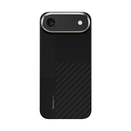 Benks Etui Montage Magnetic Carbon Kevlar Armor Air Metal Frame 600D+1500D do iPhone 17 Air czarne – Etui Carbon Kevlarowe z Metalową Ramką i Wysoką Wytrzymałością