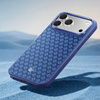 Benks Pancerne Etui Ochronne Armor Pro Armor Grid Kevlar Carbon Metal Frame 600D do iPhone 18 Pro / 17 Pro Niebieskie