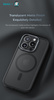 Benks Etui Magnetic Mist Metal Frame do iPhone 16 Szare