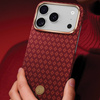 Benks Etui Magnetic Armor Air Armor Grid Kevlar Metal Frame 600D do iPhone 18 Pro Max / 17 Pro Max czerwone – wytrzymałe etui z włóknem Kevlar® i pełną ochroną MagSafe