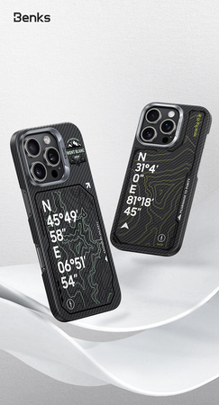 Benks Etui Magnetic Armor Air Kevlar 600D Summit Kangrinboque (0065) do iPhone 16 Pro