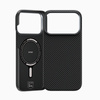 Benks Etui Magnetic Carbon Kevlar Armor Air Metal Frame 600D do iPhone 17 Pro czarne – Wytrzymałe Etui Carbon Kevlarowe z Ochroną Premium