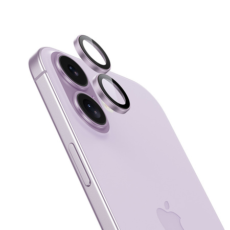 Benks Hartowane szkło DR Sapphire Lens Protector na aparat do Iphone 17 (obiektyw 2 sztuki) lawendowe
