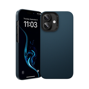 Benks Etui Magnetic Armor Tint Kevlar 1000D (0064) do iPhone 16 Plus Niebieskie