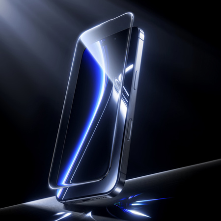 Benks Szkło Hartowane Glass Warrior Privacy do iPhone 14 Pro Max / 15 Plus / 16 Plus Czarne