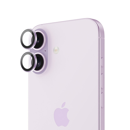 Benks Hartowane szkło Glass Warrior Lens Protector na aparat do Iphone 17 (obiektyw 2 sztuki) lawendowe