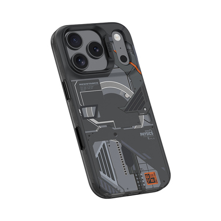 Benks Etui Dynamic Magnetic Mecha do iPhone 17 Pro czarne (Camera Control Button) – Smukłe Etui z Serii Mecha z Camera Control i MagSafe