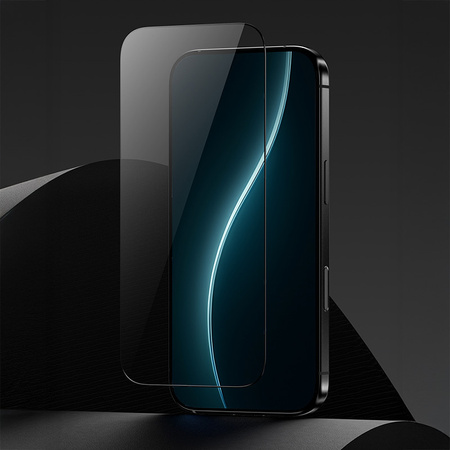 Benks Hartowane szkło Glass Warrior Sapphire do iPhone 17/16 Pro czarne – szafirowa powłoka, maksymalna odporność na zarysowania