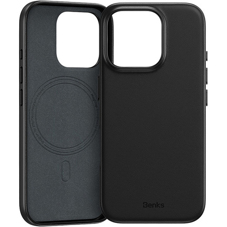 Benks Silikonowe Etui Ochronne Vita Pro do iPhone 18 Pro / 17 Pro Czarne
