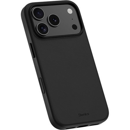 Benks Silikonowe Etui Ochronne Vita Pro do iPhone 18 Pro / 17 Pro Czarne