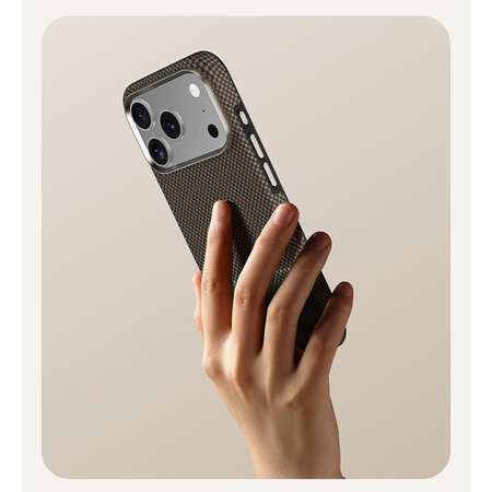 Benks Etui Magnetic Carbon Kevlar Armor Pro Prestige 600D do iPhone 17 Pro – Smukłe Etui Carbon Kevlarowe z Ochroną i Stylowym Designem